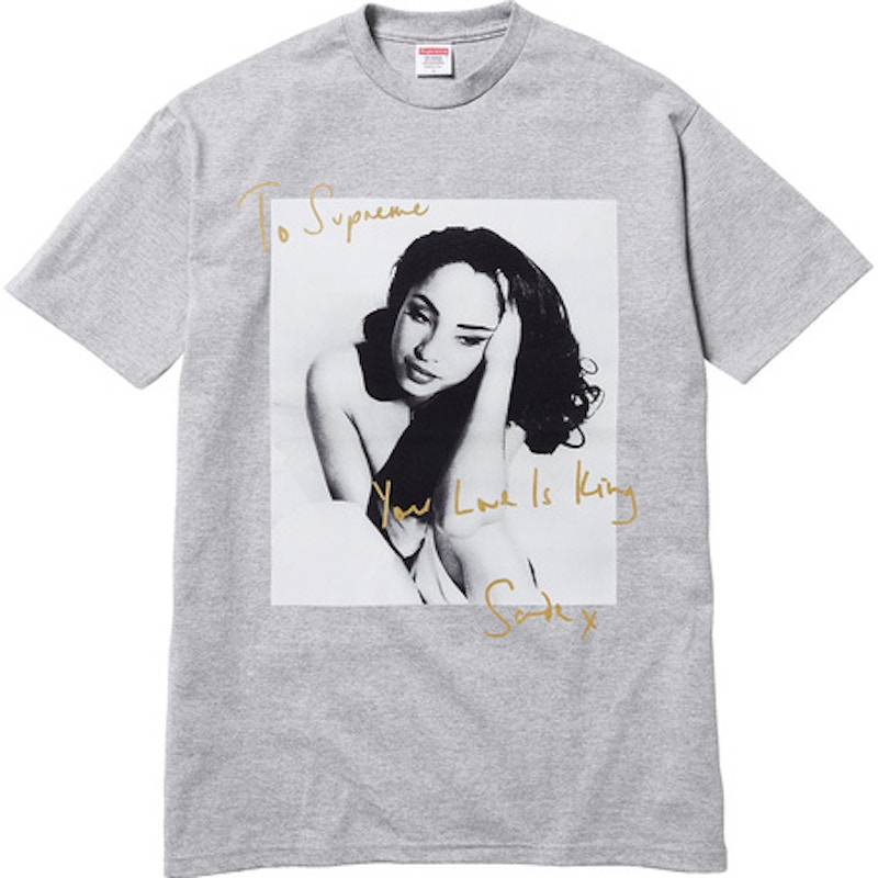 Supreme Sade Tee Grey メンズ - SS17 - JP