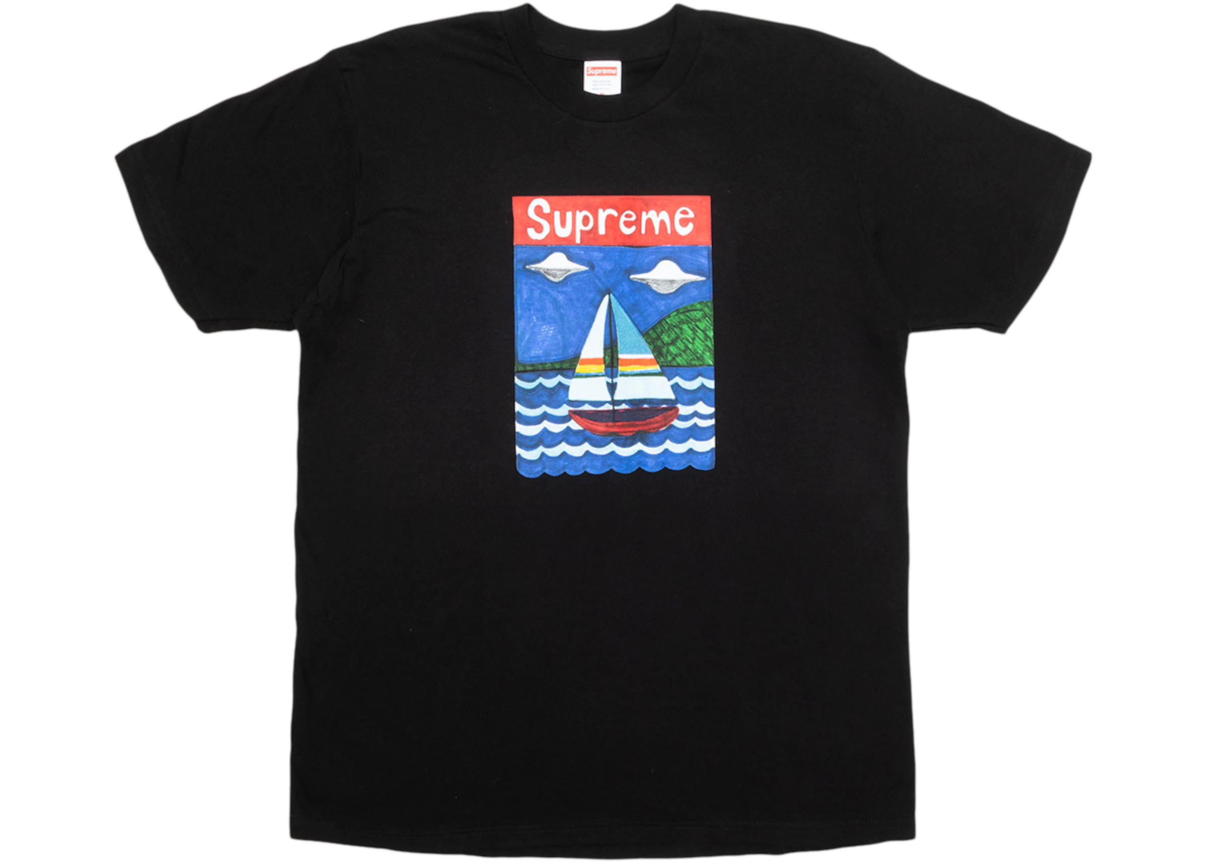 Supreme Sailboat Tee Black - SS20 - JP