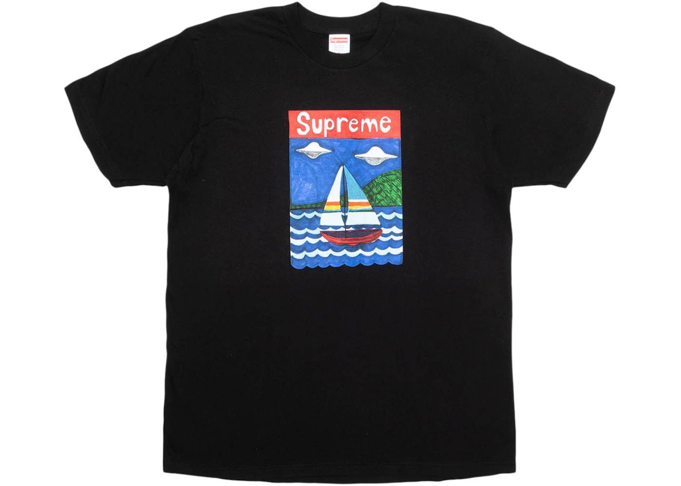 Supreme Sailboat Tee Black Men's SS20 US - Main Image