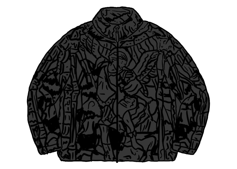 Supreme Saint Michael Fleece Jacket Black Men's - SS21 - US