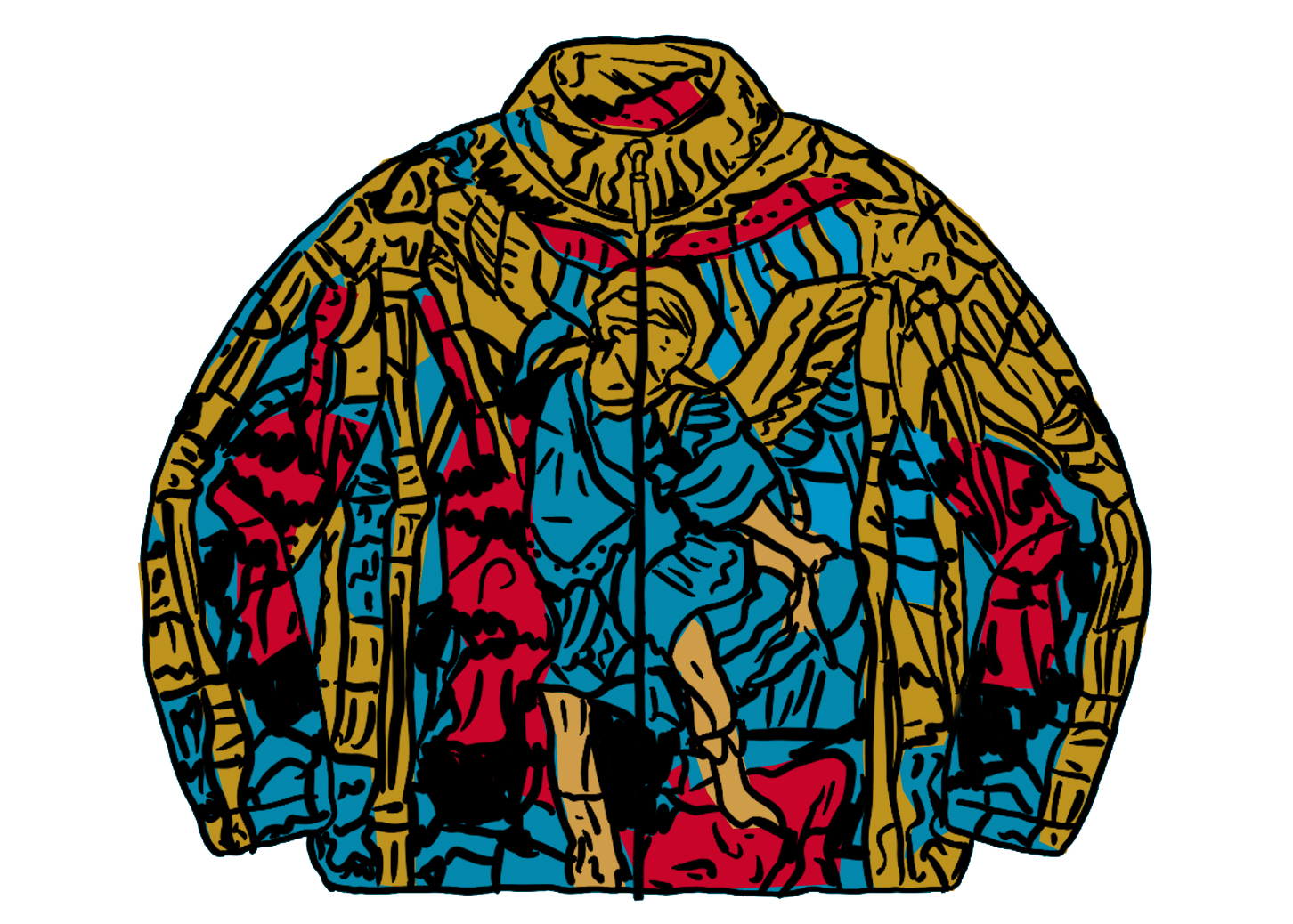 Supreme Saint Michael Fleece Jacket White Men's - SS21 - US