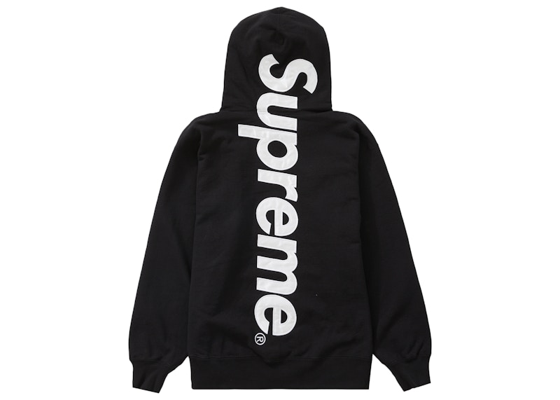 オンライン正規店 supreme Satin Applique Hooded Sweatshirt パーカー