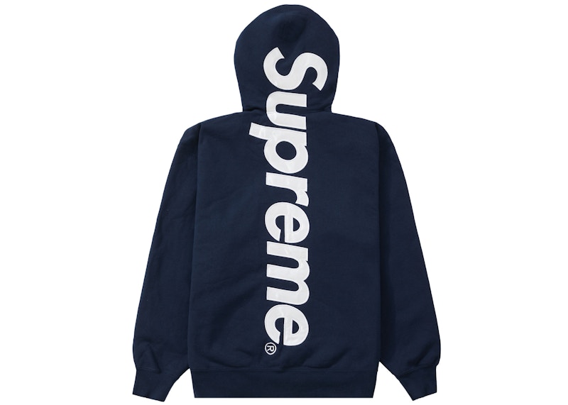 supreme Satin Applique Hoodie S-