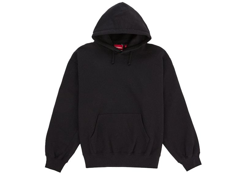 トップス Supreme satin applique hooded S BLACK Supreme Satin Appliqué Hooded Sweatshirt (FW23) Black Men's - FW23