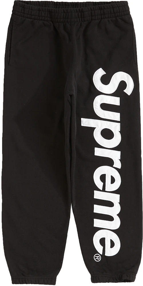 Supreme 2021 Joggers - Black, 12.5 Rise Pants, Clothing - WSPME65300