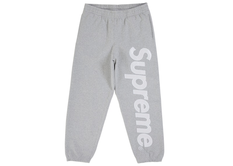 ち*1様 Supreme ハーフパンツ　ライトグレー XXL Supreme Satin Applique Sweatpant (SS26) Heather Grey Men's - SS26 - US