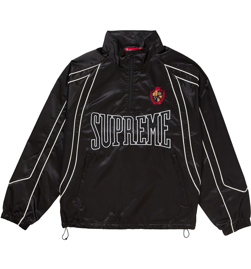 Jacket Supreme Sueter Precio Ecuador Supreme Satin Piping Pullover Black Hombre SS25 ES