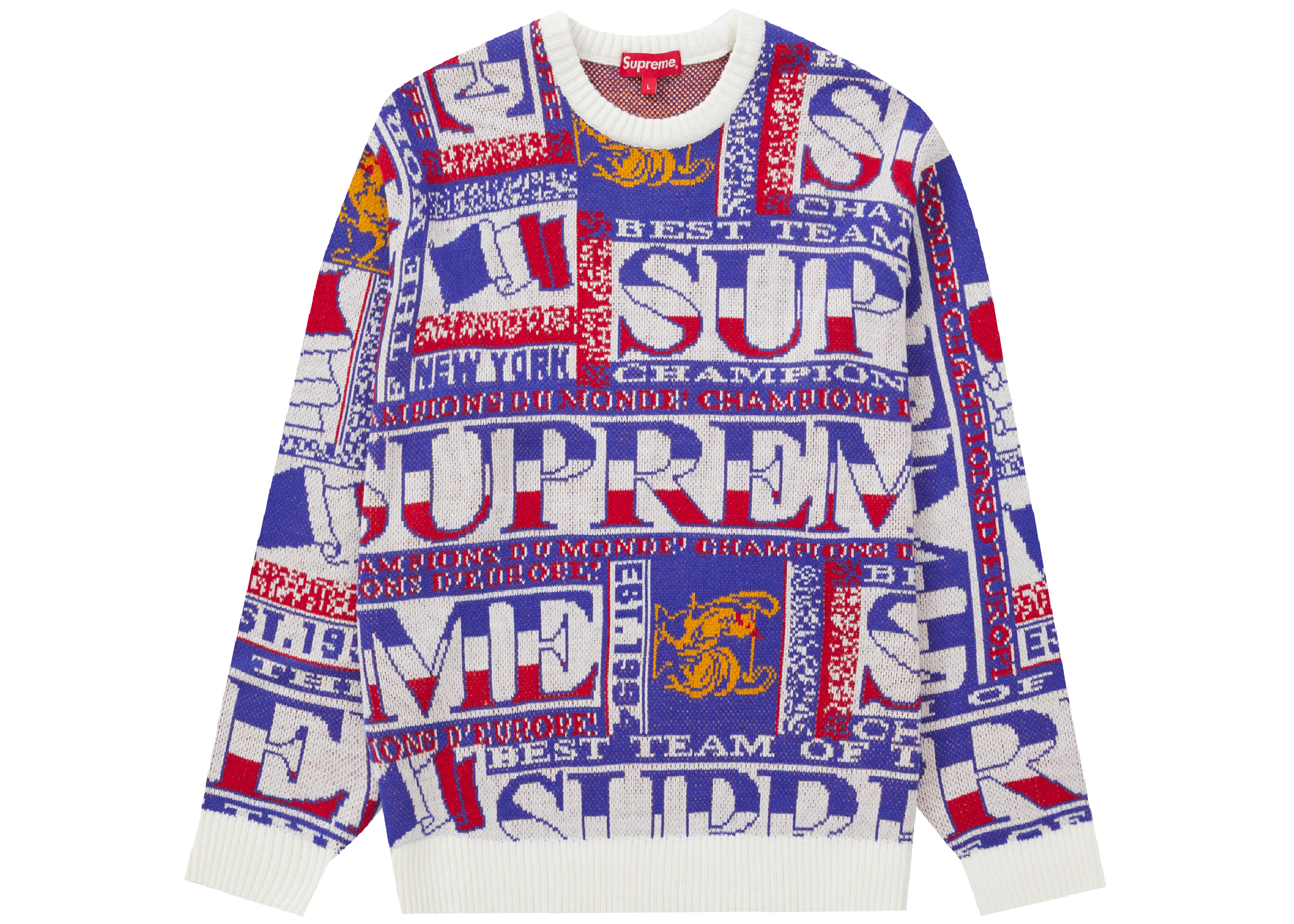 Supreme Scarf Sweater White 男装- SS23 - CN