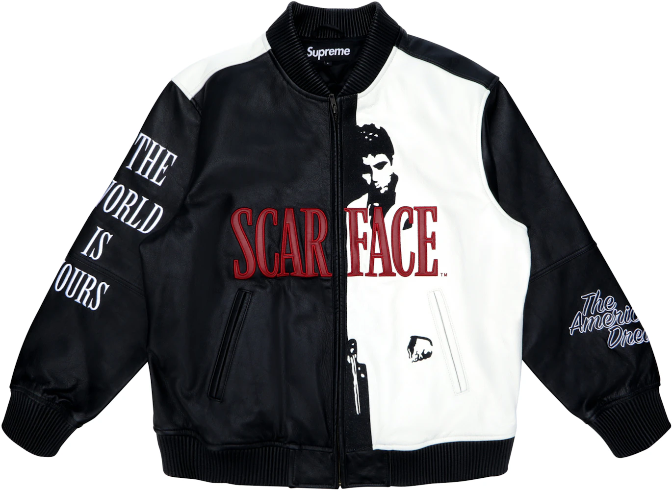 Supreme FW17 Scarface The World Is Yours Denim Jacket