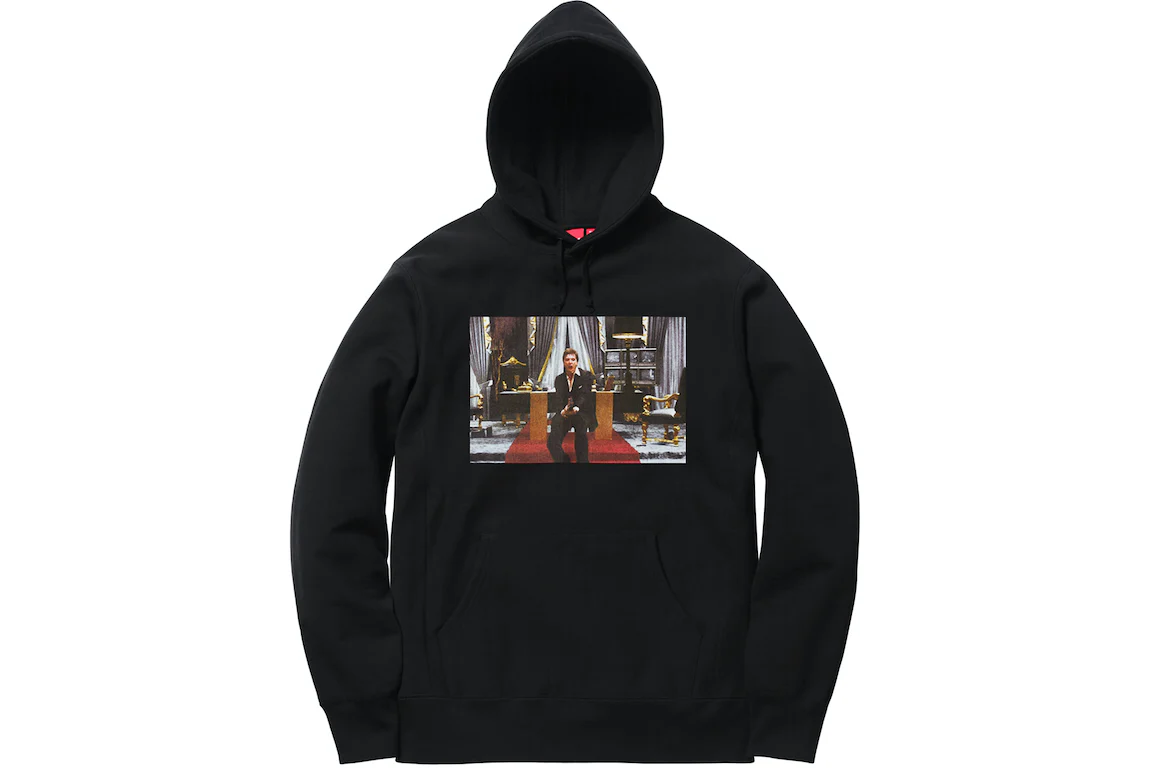 Supreme Scarface Friend Hooded Sweatshirt Black Men's - FW17 - US