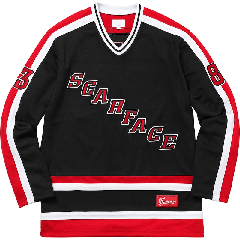 Supreme Scarface Hockey Jersey Black Men s FW17 US