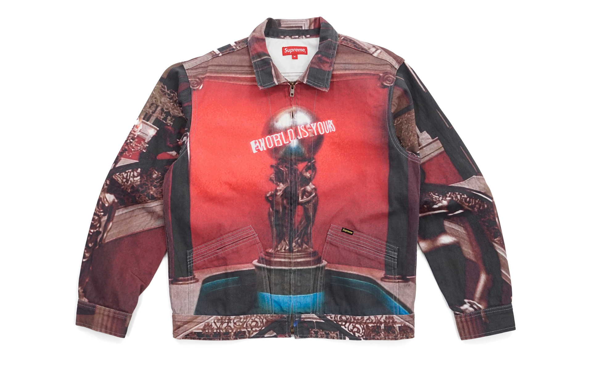 Supreme Scarface the World Is Yours Denim Jacket Multi Men's