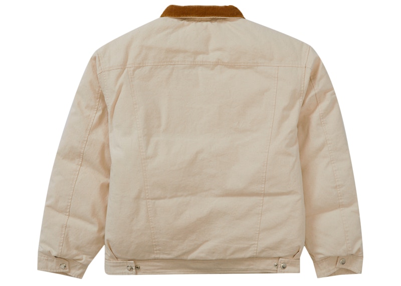 Supreme Schott Canvas Down Trucker Jacket Natural メンズ - FW22 - JP