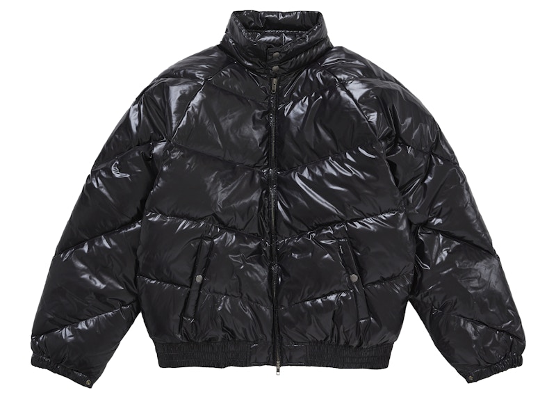 三連休値下げ Supreme Schott Lightweight Down M Supreme Schott Glossy Lightweight Down Puffer Jacket Black Men's