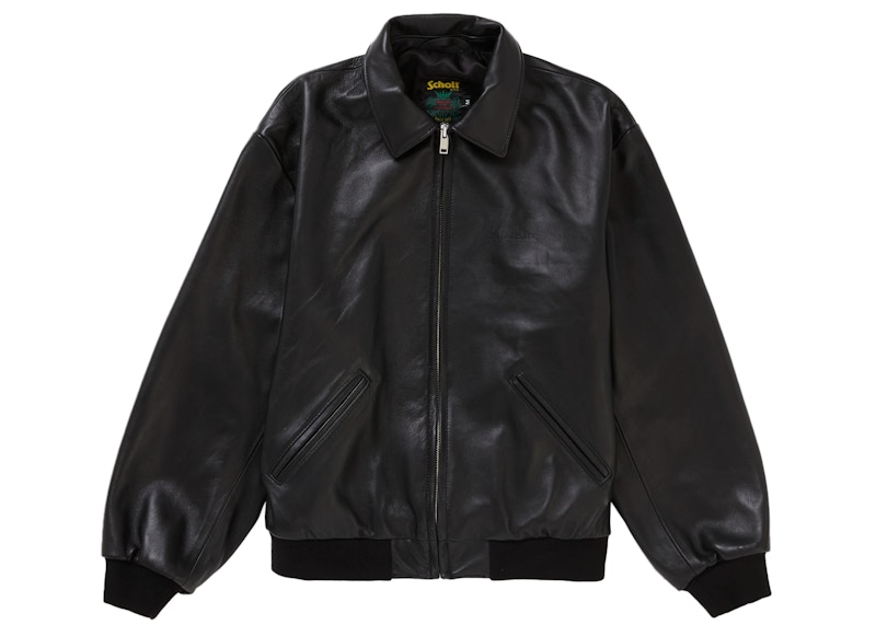 Supreme Schott Hooded Leather Bomber - ジャケット・アウター