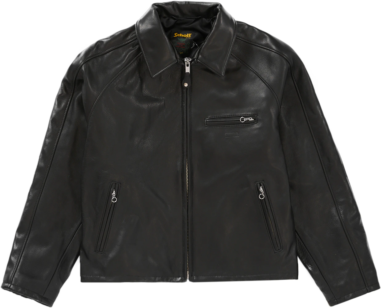 Supreme Schott The Crow Perfecto Leather Jacket