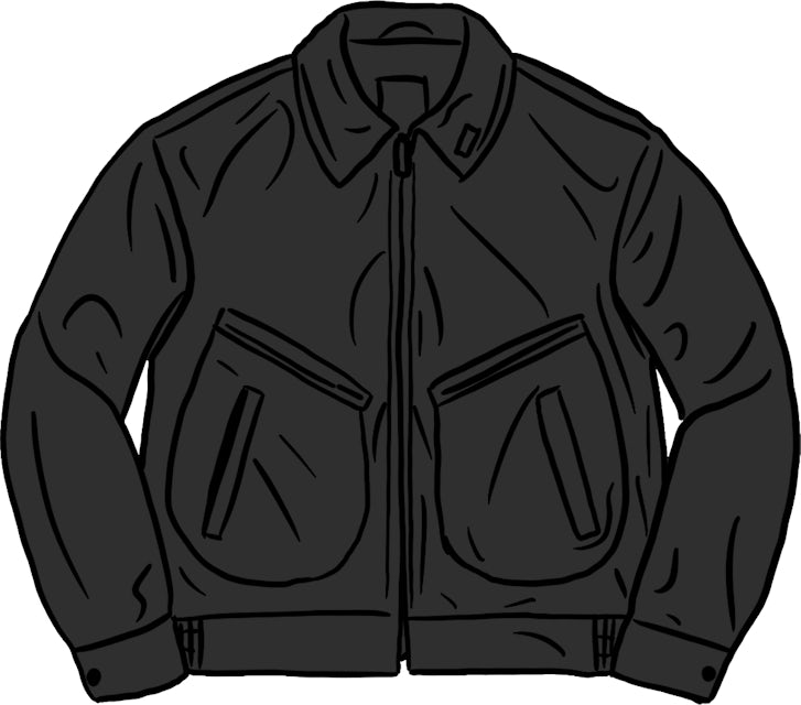 Supreme Schott leather work  jacket