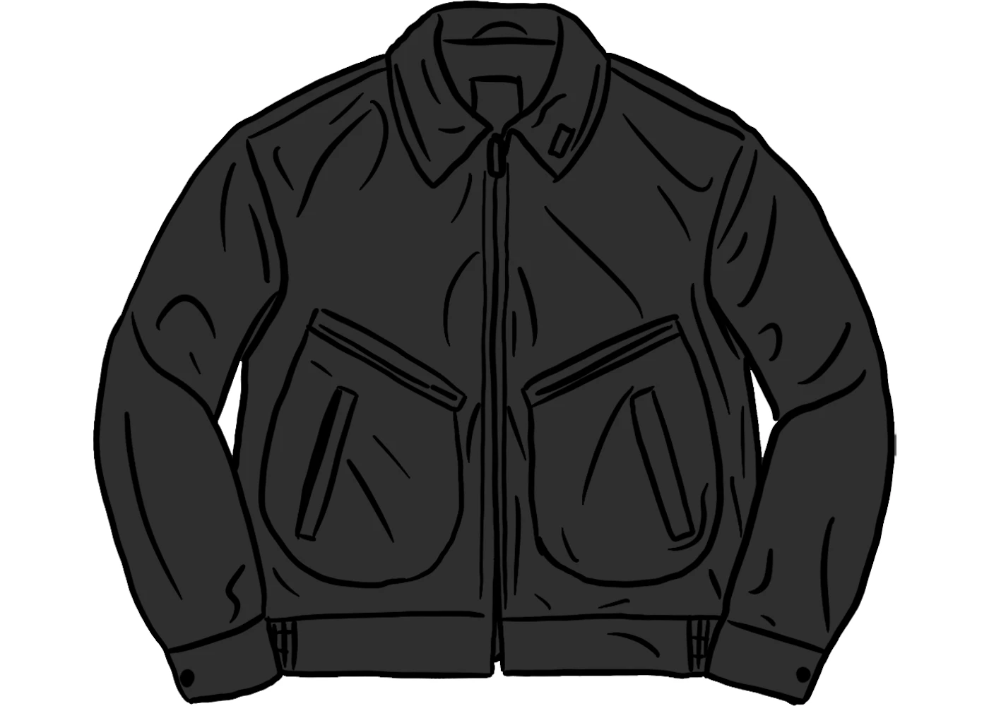 Supreme schott leather work best sale jacket