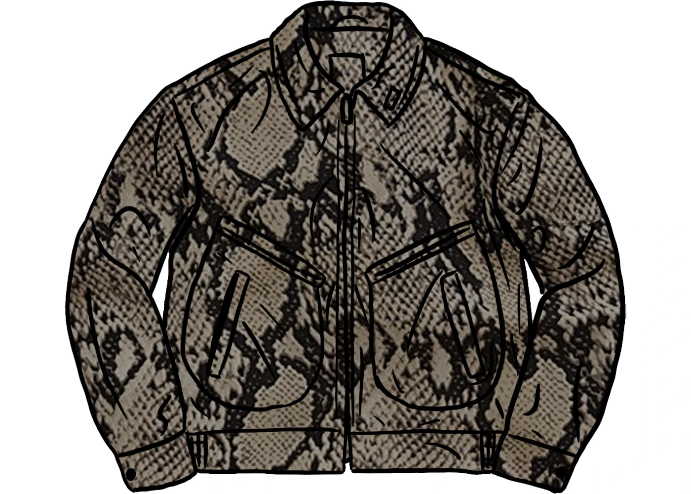 Supreme schott 2024 leather work jacket