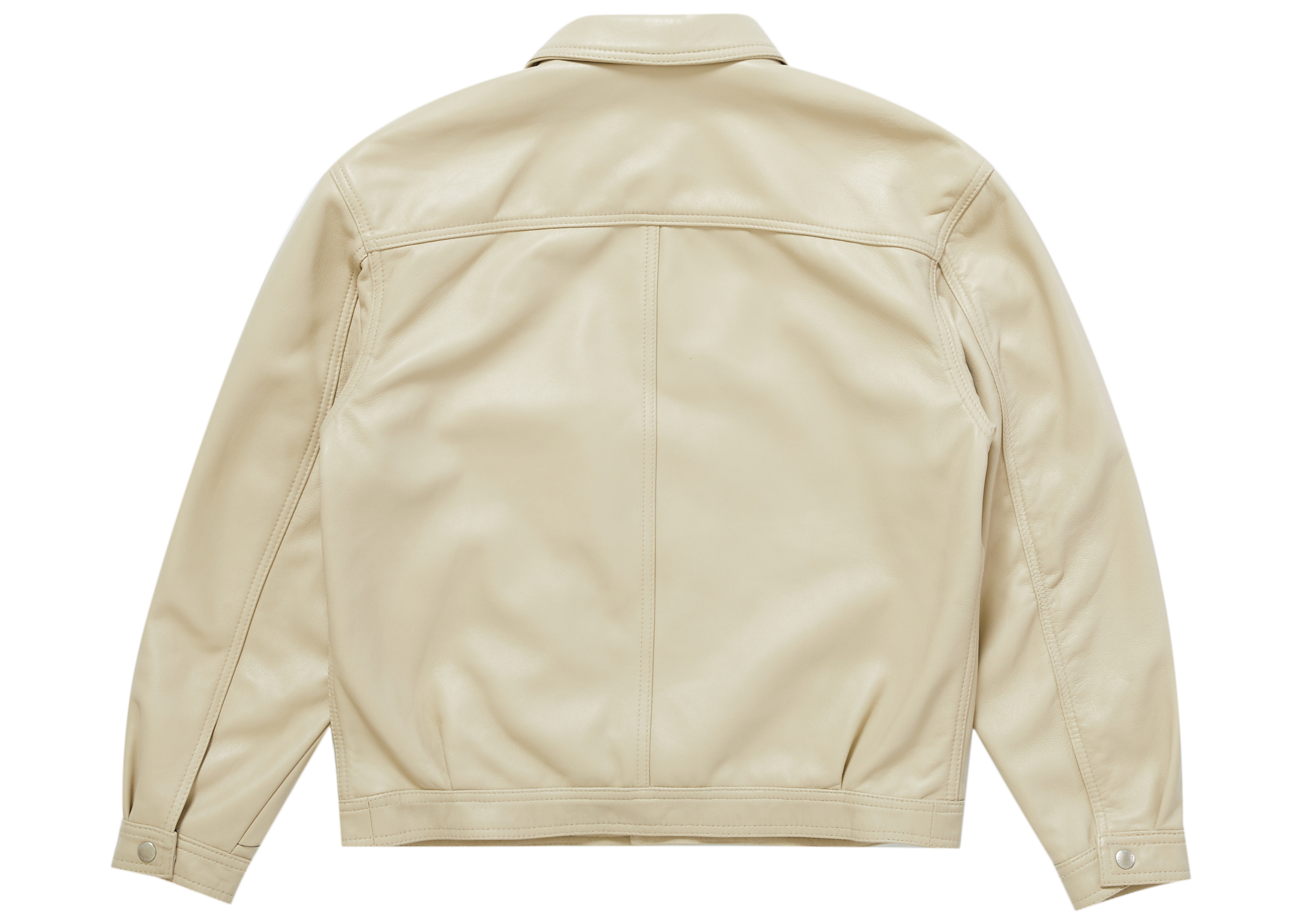 supreme schott leather work jacket tan M素材本革
