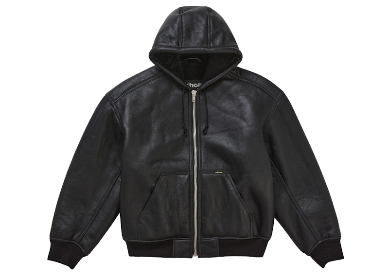 専用Supreme Shearling Bomber Jacket 黒 M ジャケット・アウター Supreme Faux Shearling Lined Bomber Jack