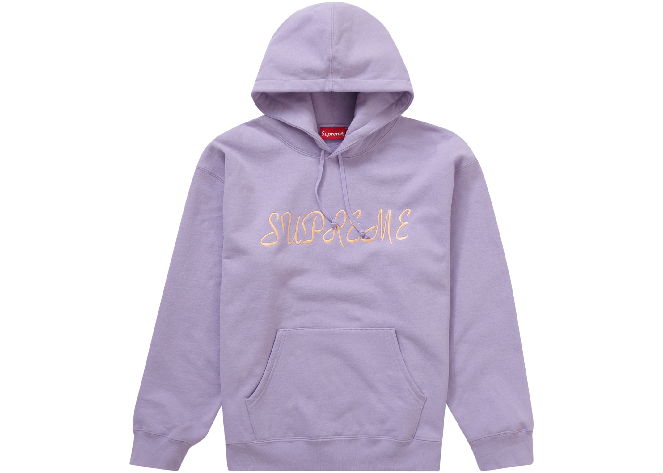 Supreme Script Hooded Sweatshirt Violet Men's - SS23 - US