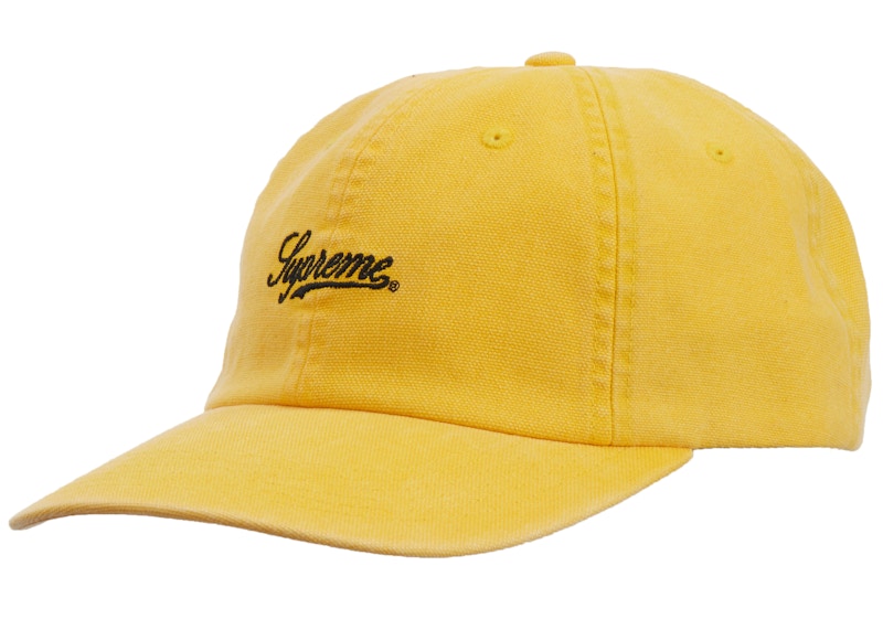 Supreme Script Logo 6-Panel (FW19) Gold