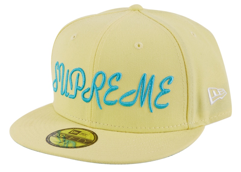 Supreme Script New Era Pale Yellow - SS23 - TW