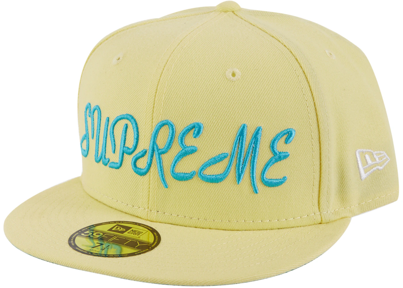 Supreme Script New Era Pale Yellow - SS23 - US
