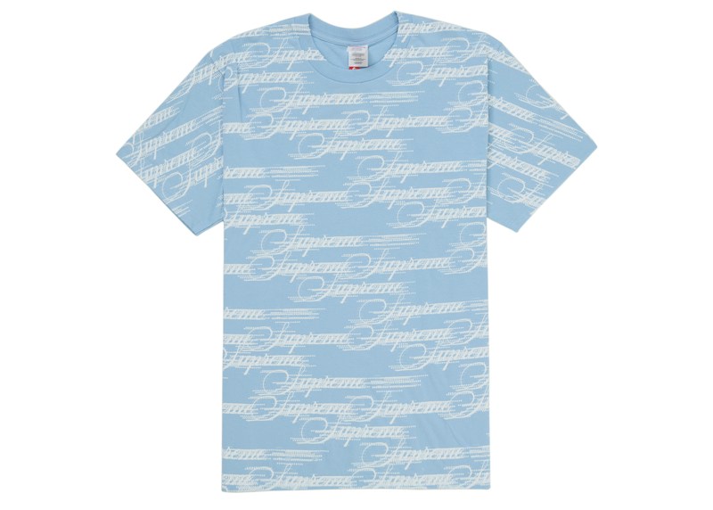 Supreme Script Tee (FW26) Powder Blue