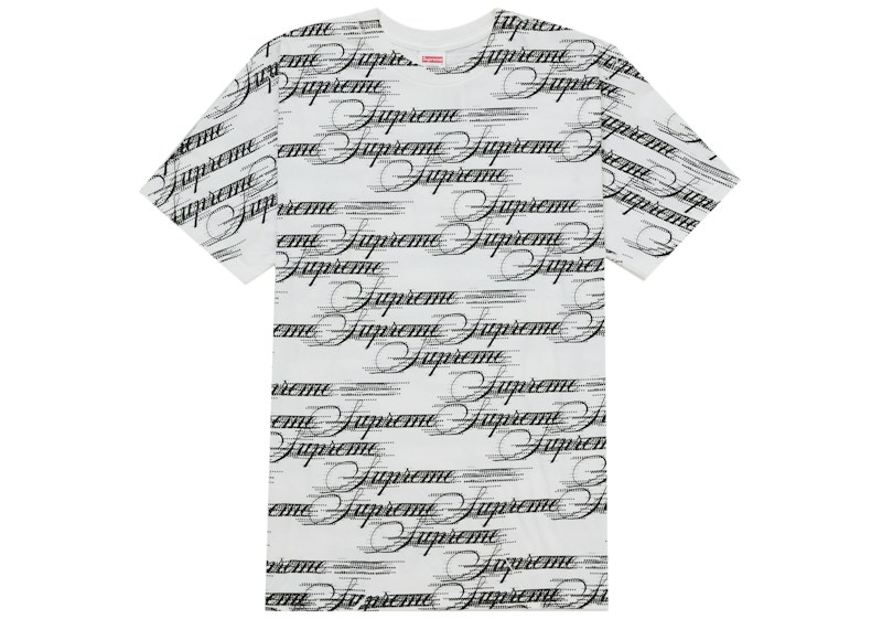 Supreme Script Tee (FW26) White