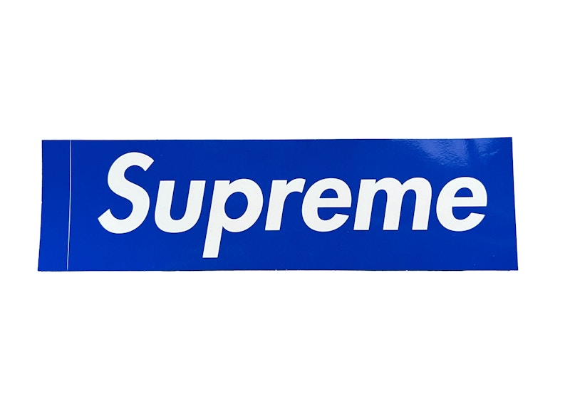 Supreme box shop logo sticker