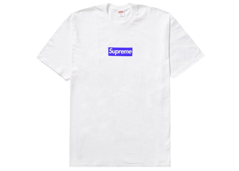 Supreme Milan Box Logo Tee White Men's - SS21 - US