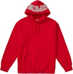 Supreme Glitter Arc Hooded Sweatshirt 'Red' | Red | Men's Size 105