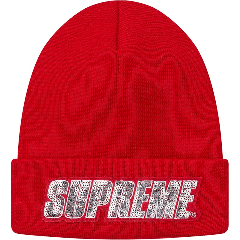 supreme sequin beanie