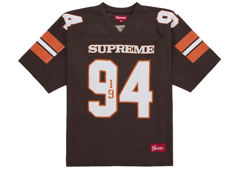 Supreme Sequin Football Jersey 94 ブラウン Supreme Sequin Football Jersey Brown Men's - FW25 - US