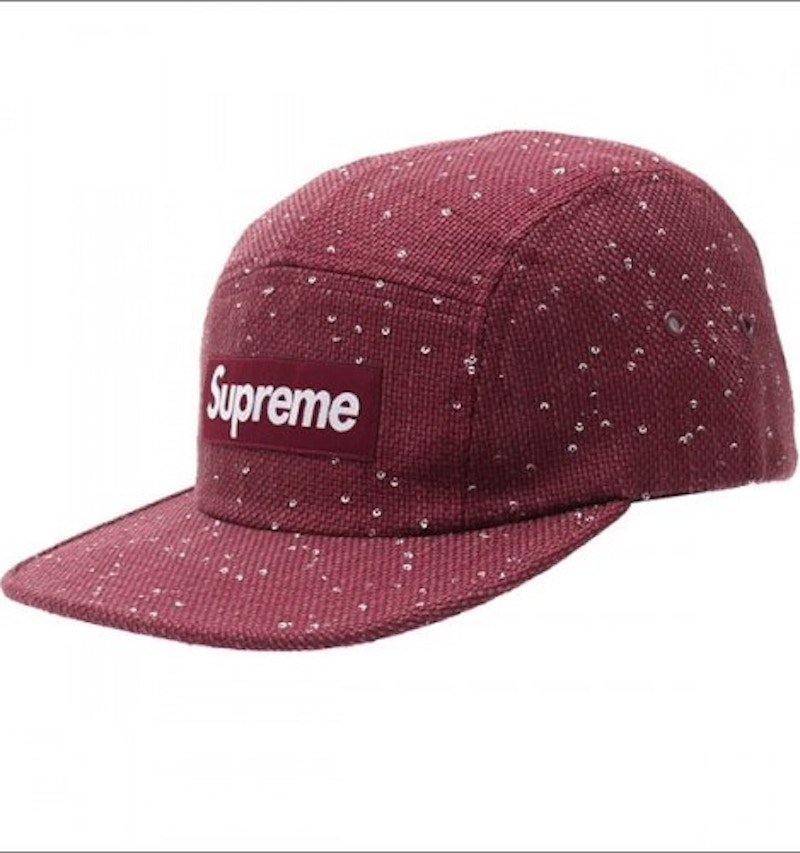 maroon supreme hat