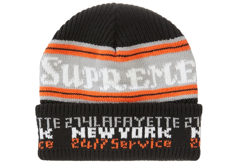 Supreme Service Beanie Black