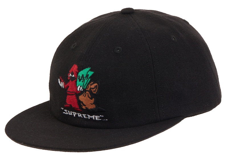Supreme Shadow 6-Panel Black
