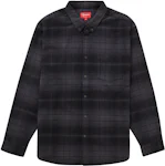 Supreme Shadow Plaid Flannel Shirt (SS23) Black