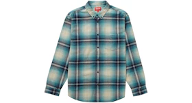 Supreme Shadow Plaid Flannel Shirt (SS23) Blue