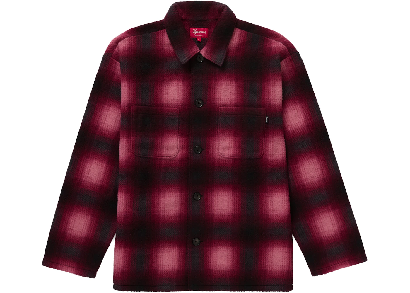 Supreme plaid fleece shirt Clearance