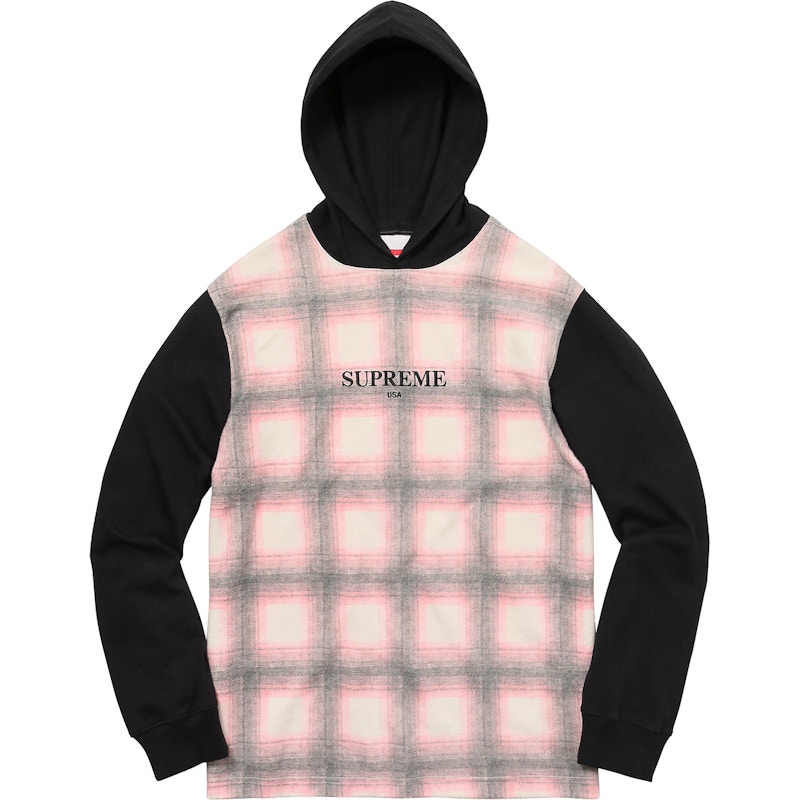 supreme plaid zip up