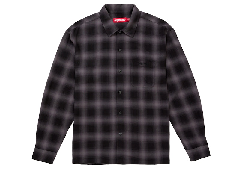 トップス supreme Shadow Plaid Rayon Shirt box Supreme Shadow Plaid Rayon Shirt Black メンズ - SS26 - JP