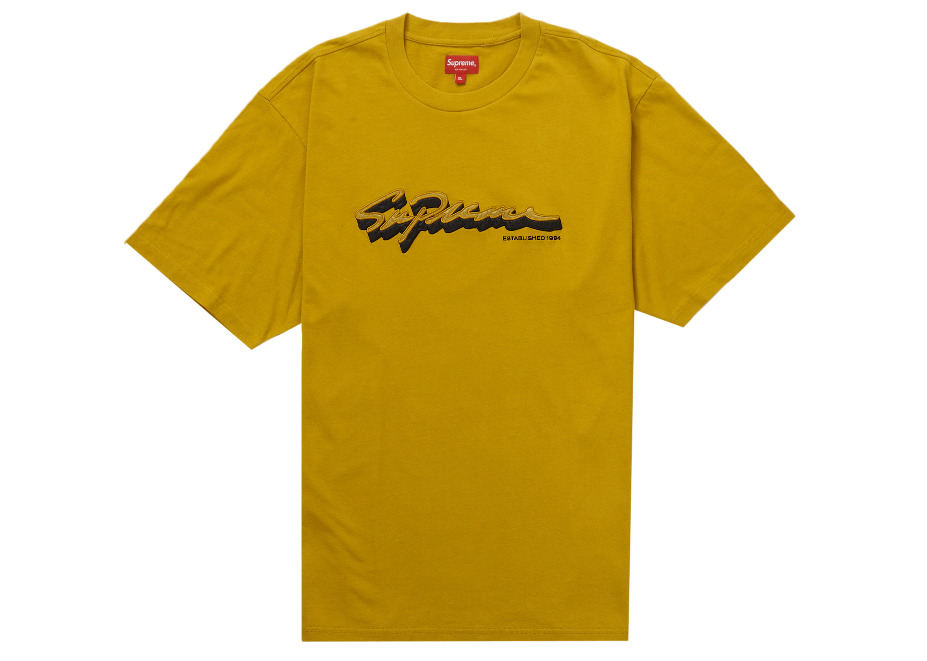 Supreme cheap shirt yellow