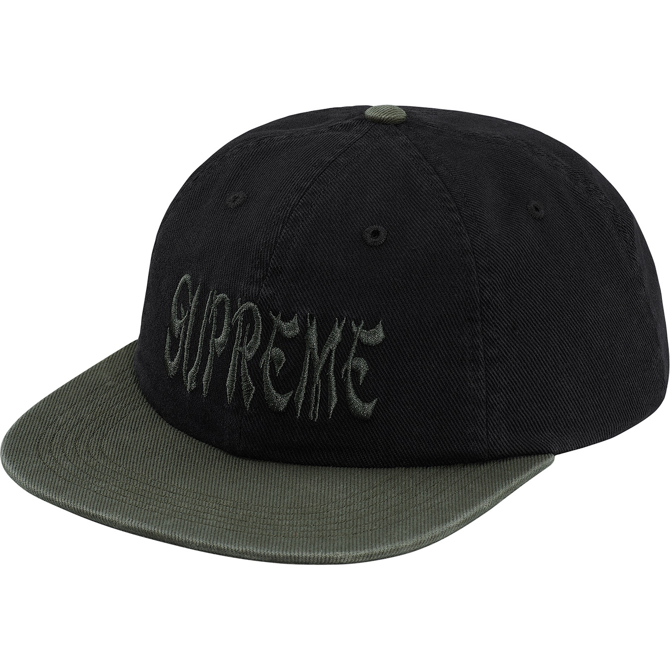 Supreme Shaolin 6-Panel Black - 帽子