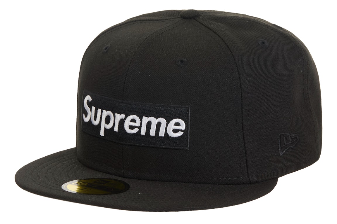 Pre-owned Supreme Sharpie Box Logo New Era Fitted Cap Black