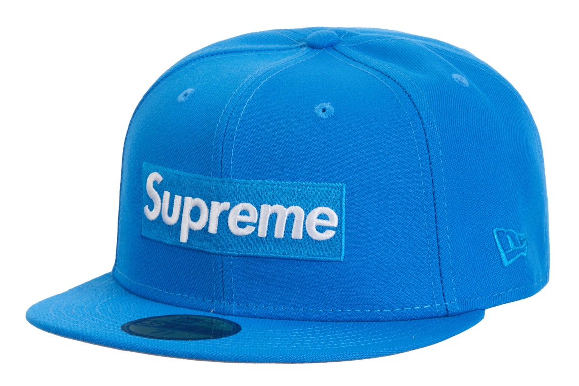 Pre-owned Supreme Sharpie Box Logo New Era Fitted Cap Blue
