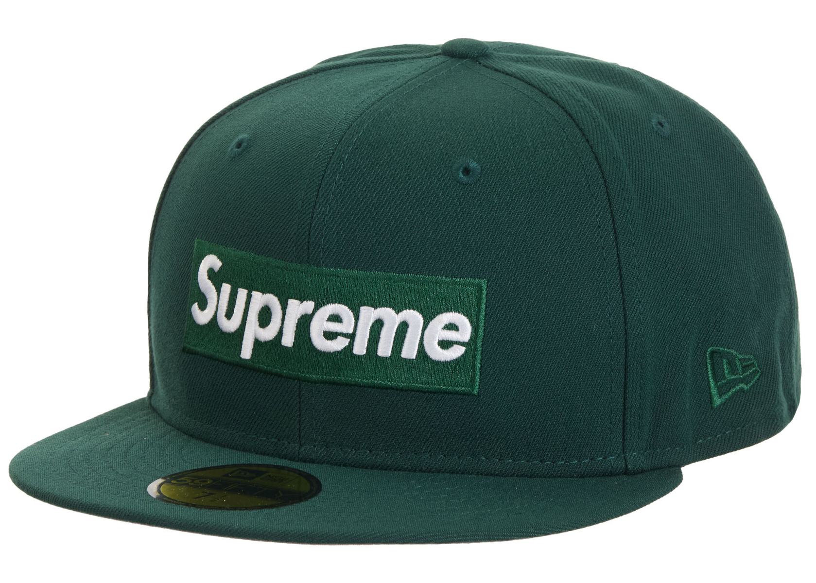Supreme Sharpie Box Logo New Era Fitted Cap Green