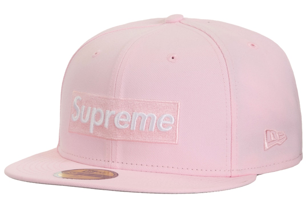 Pre-owned Supreme Sharpie Box Logo New Era Fitted Cap Pink